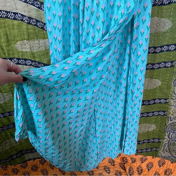 Buddha Sayulita Mint/ Purple Weekend Getaway Jumpsuit Size Medium - Picture 6 of 16